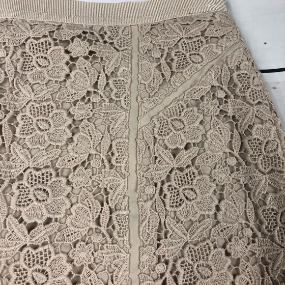 Ann Taylor Tan Lace Skirt - Picture 3 of 7